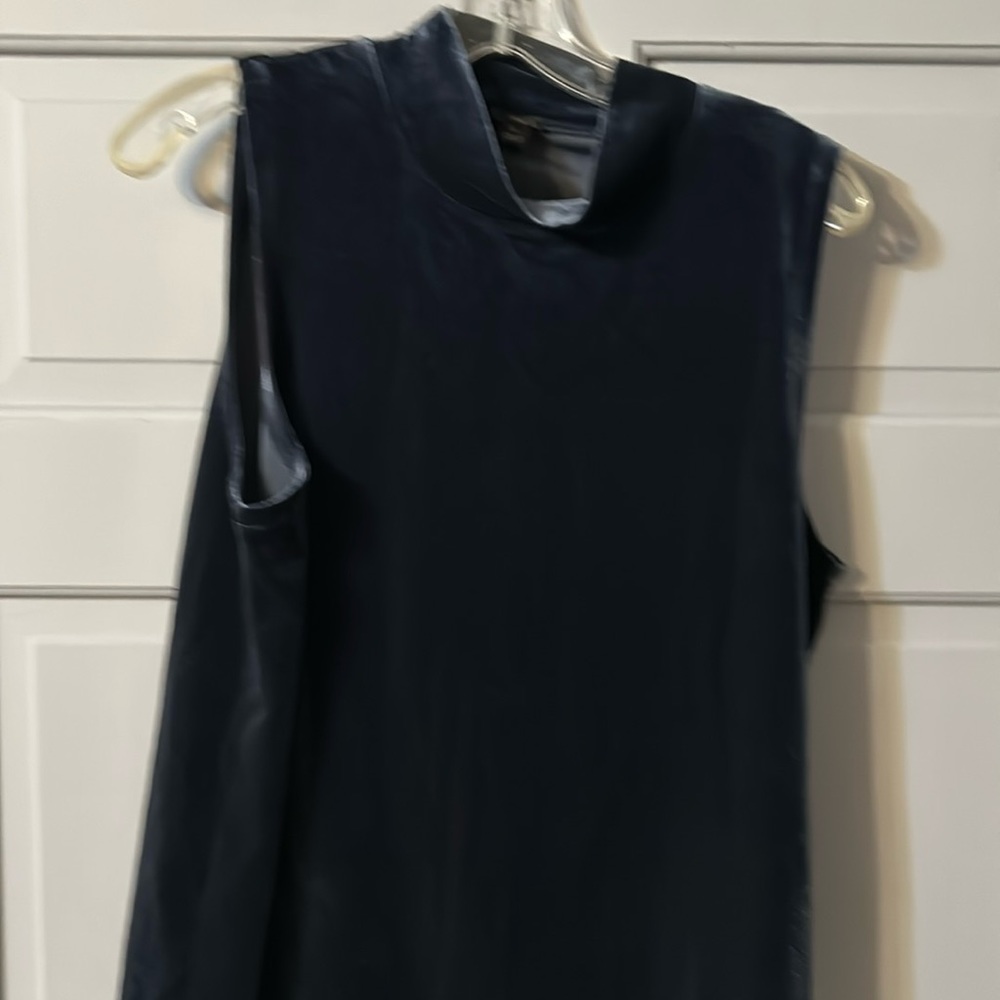 J Crew Sleeveless Velour Shirt